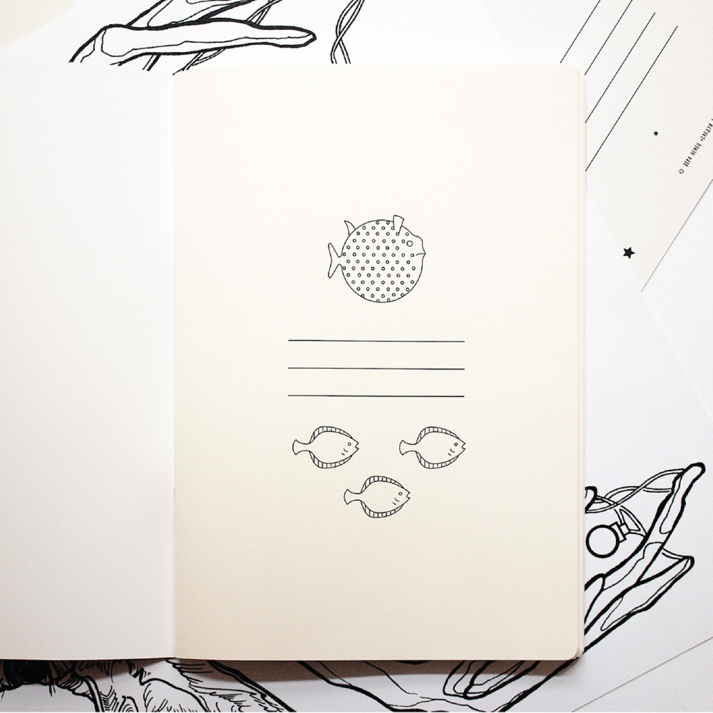 Тетрадь А5 Морская