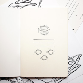 Тетрадь А5 Морская-2