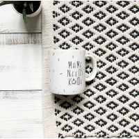Фарфоровая кружка Мама needs coffee