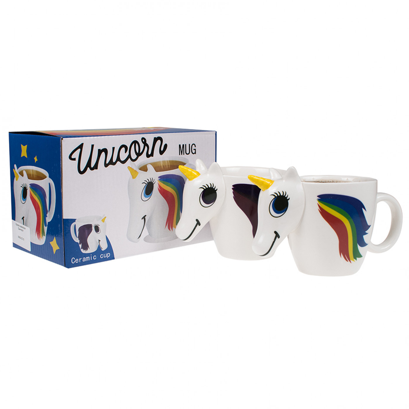 Кружка хамелеон Единорог