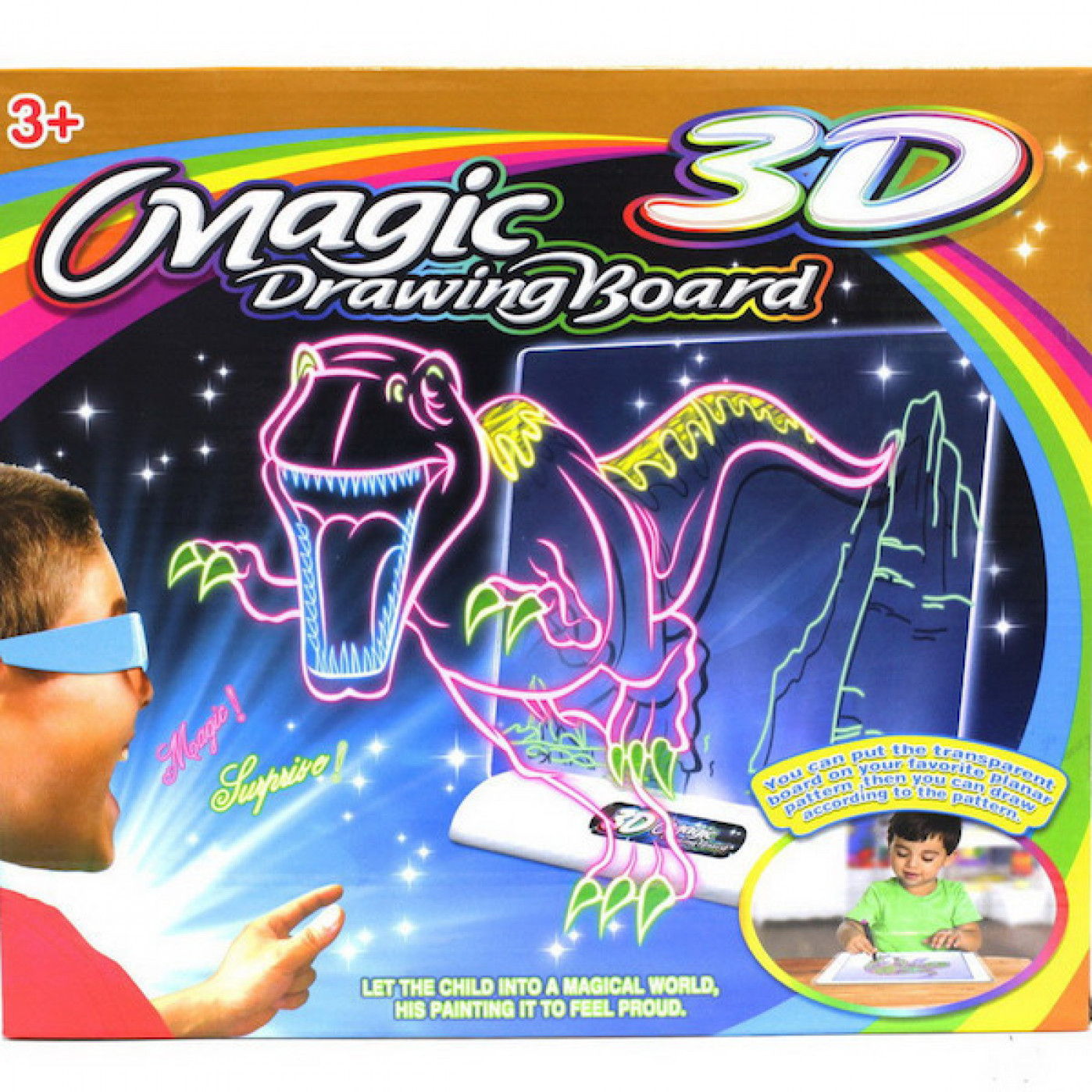 Планшет для 3D рисования Magic Drawing Board