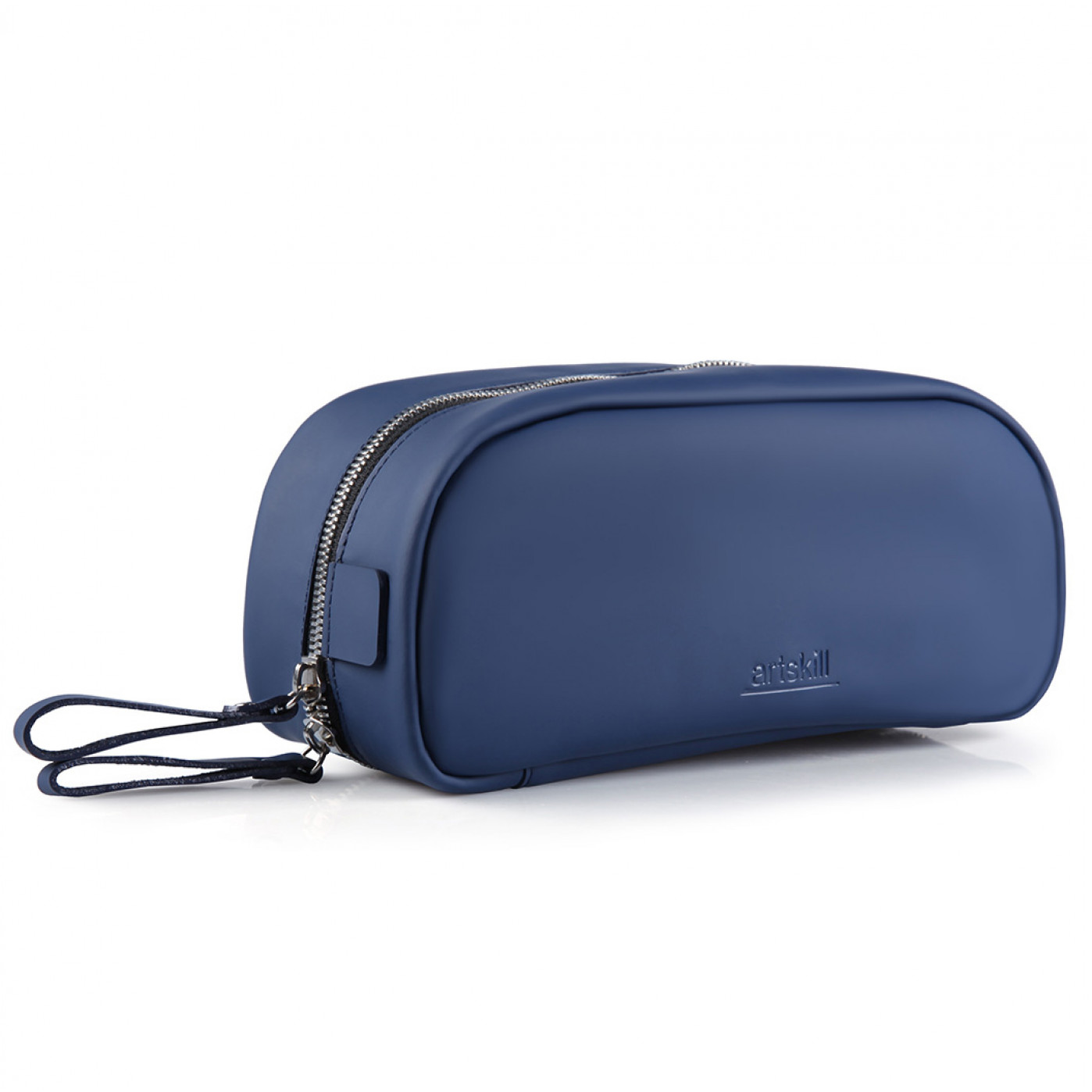 Artskilltouch кожаный дорожный несессер синий