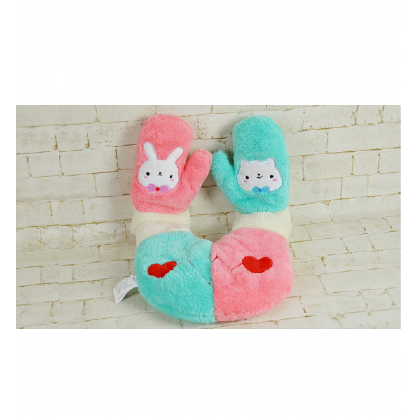 Парные варежки для влюбленных Bunny