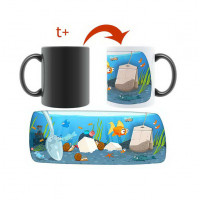 Кружка-хамелеон Аквариум-2