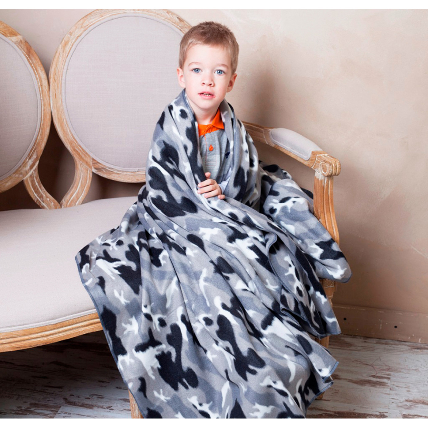 Флисовый Плед Город