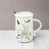 Кружка с крышкой Unicorn Me