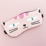 Маска для сна гелевая Pink Cat