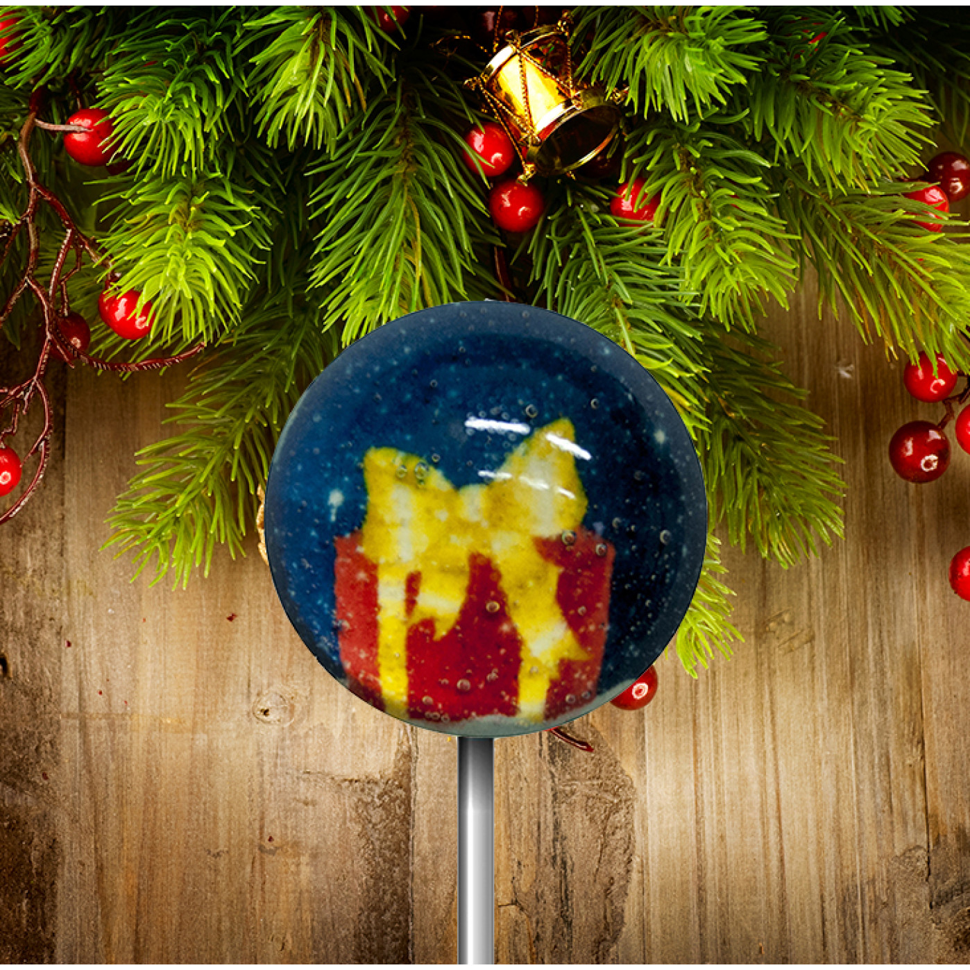 3D леденец Подарок