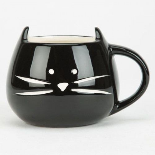 Кружка Черный котик от Magicmag.net