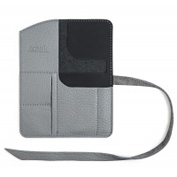 Пенал кожаный Artskill mini серый-2