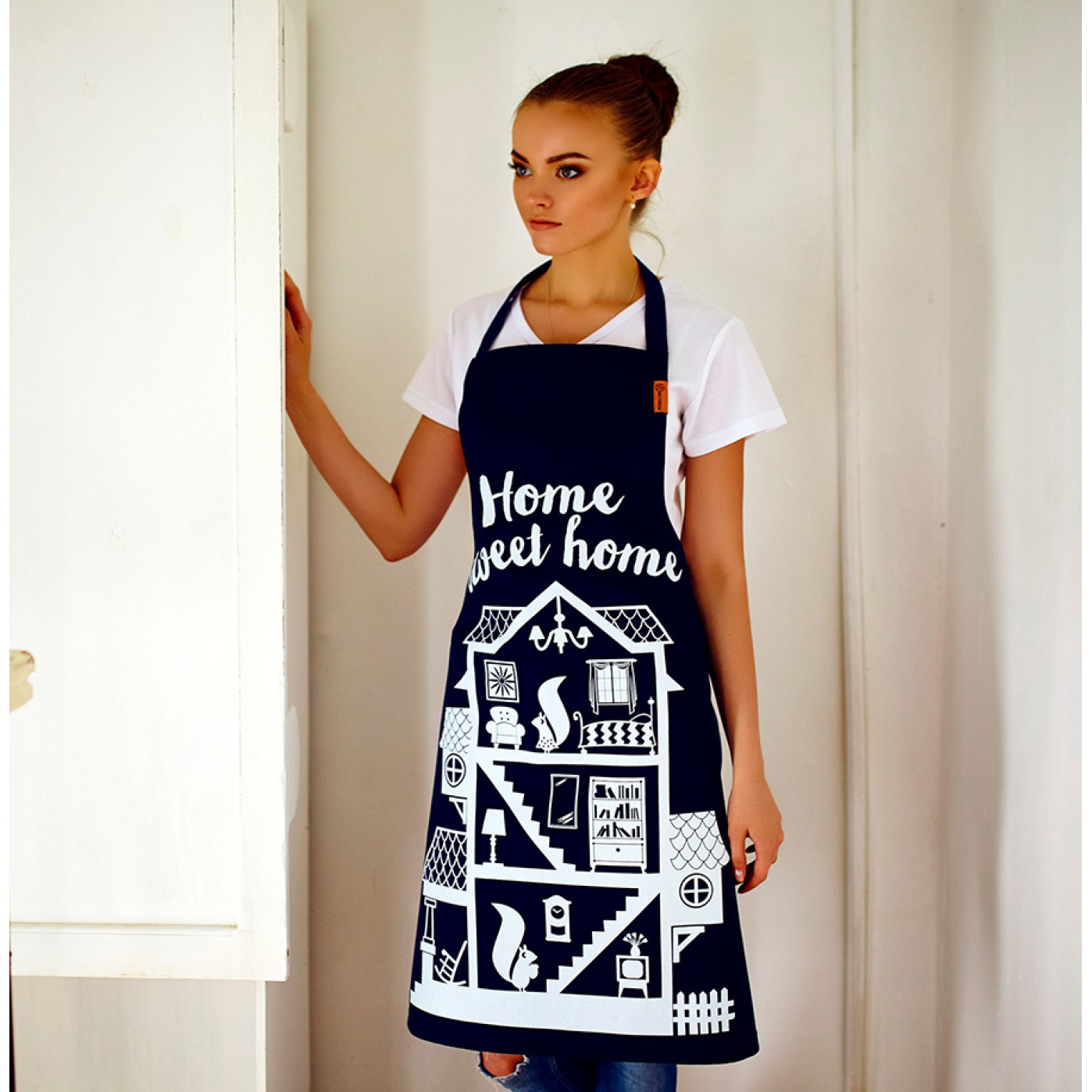 Кухонный фартук Home sweet home синий Кухонный фартук Home sweet home синий