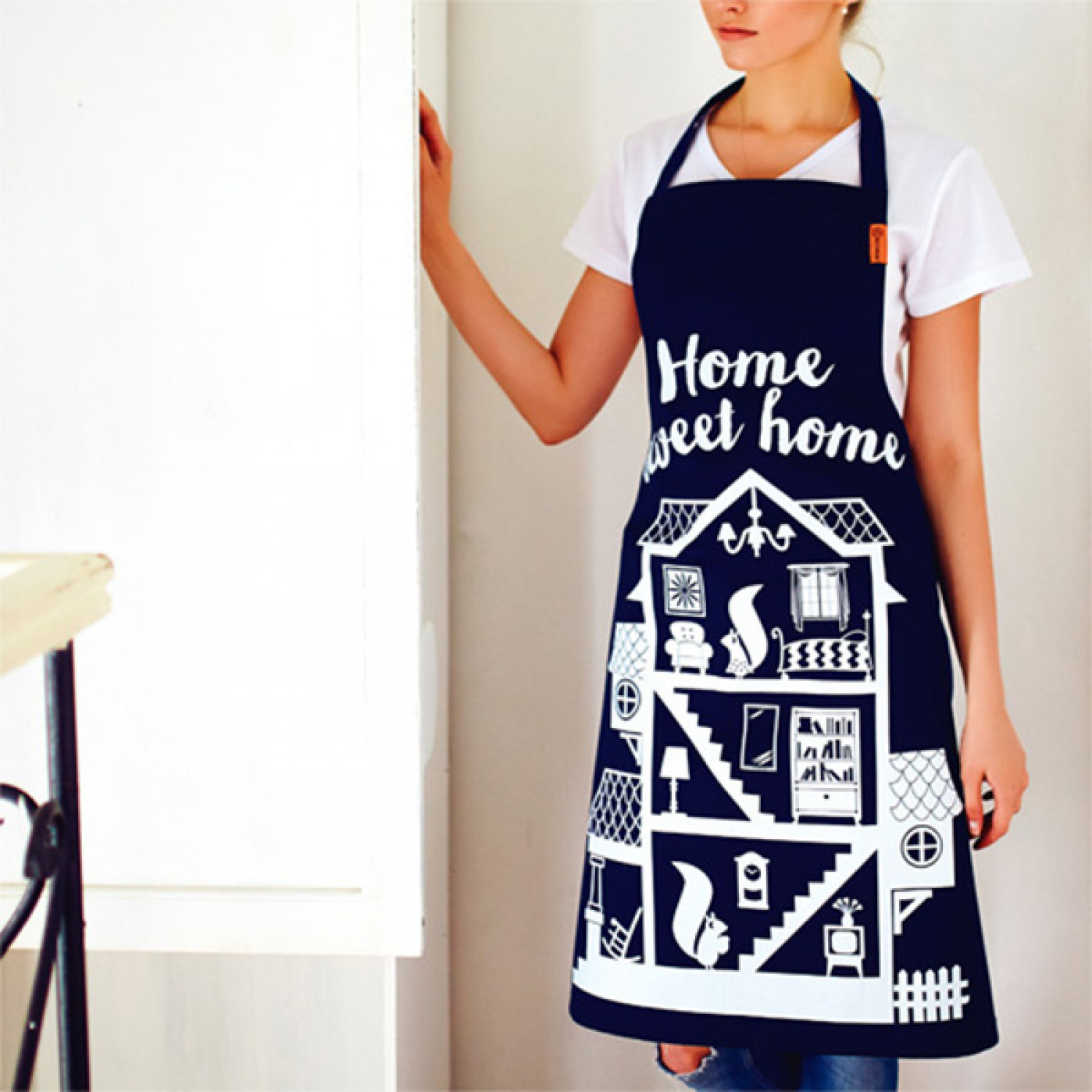 Кухонный фартук Home sweet home синий Кухонный фартук Home sweet home синий