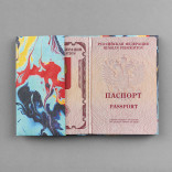 Обложка на паспорт New Wallet Woodstock (материал Tyvek) 