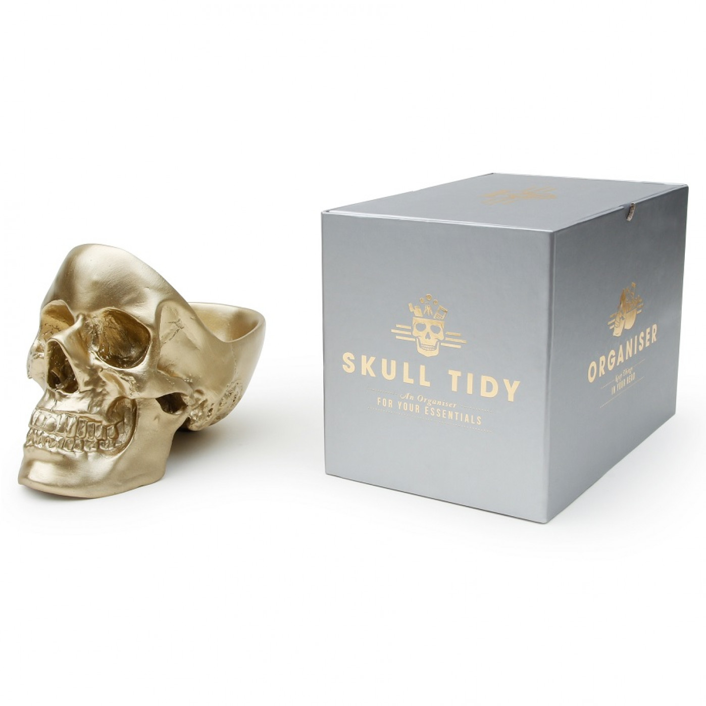 Органайзер для мелочей Skull золотой Органайзер для мелочей Skull золотой