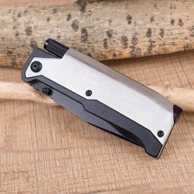 Нож складной с фонариком и огнивом Ster-2