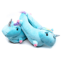 Светящиеся плюшевые Единороги v2 голубые-2