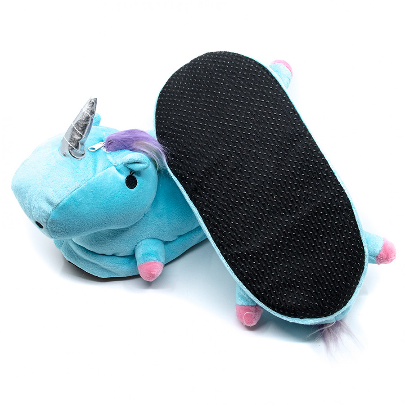 Светящиеся плюшевые Единороги v2 голубые