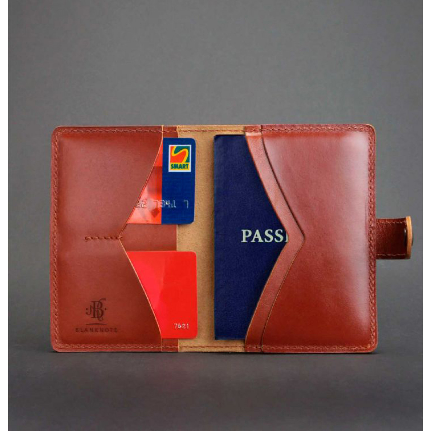 Обложка на паспорт 3.0 коньяк