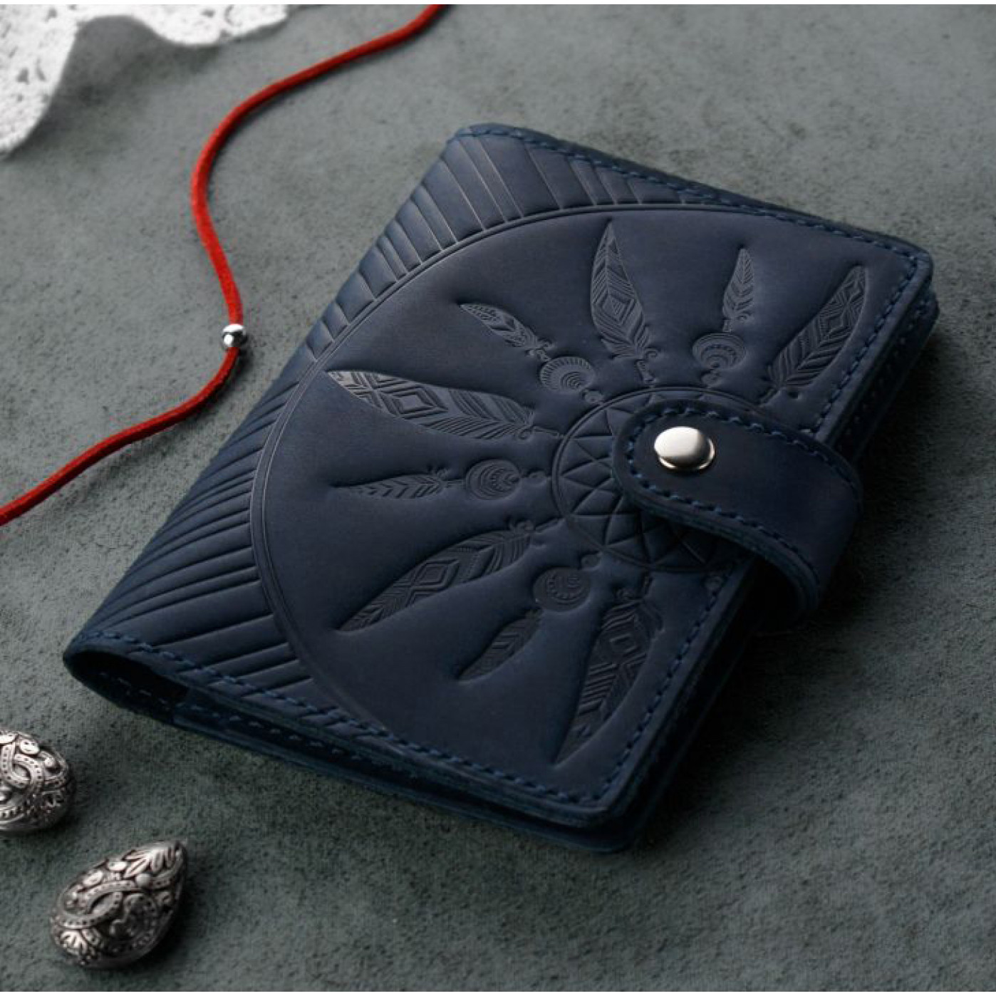 Обложка на паспорт 3.0 Ловец снов Ночное небо