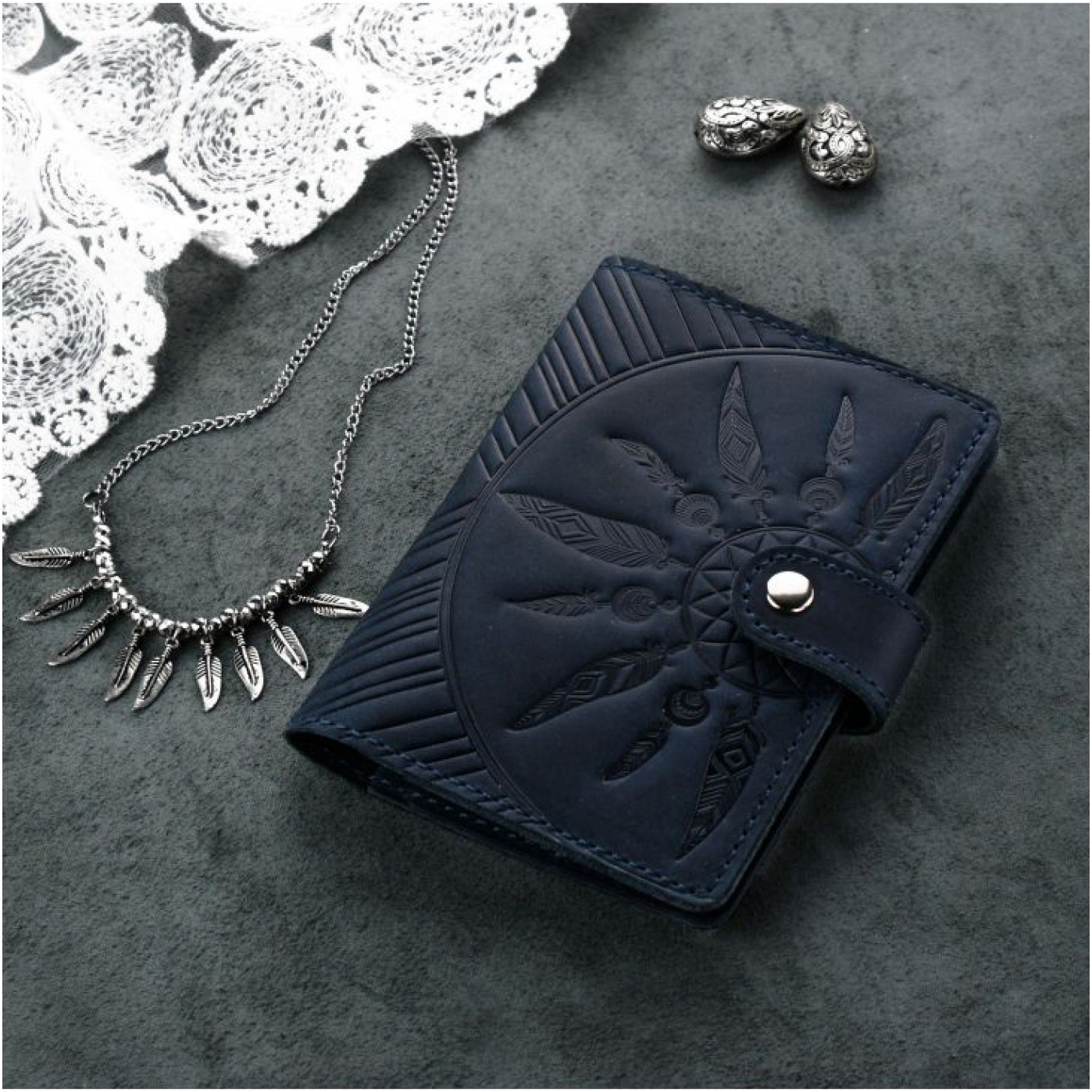 Обложка на паспорт 3.0 Ловец снов Ночное небо