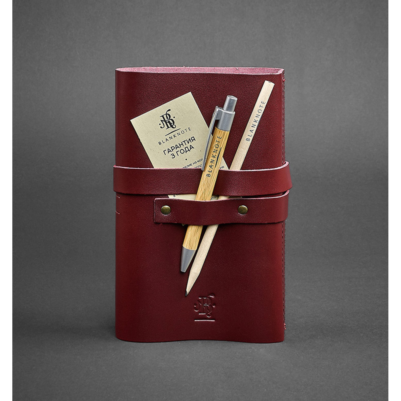 Кожаный софт-бук Blanknote 1.0 Виноград