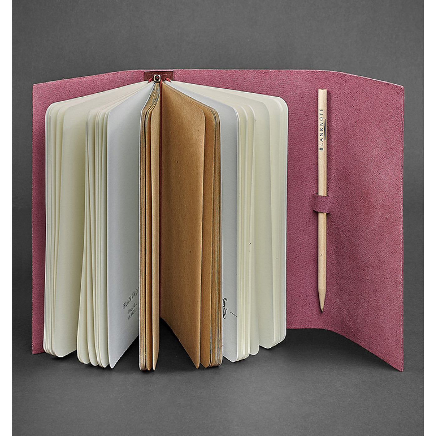Кожаный софт-бук Blanknote 1.0 Виноград