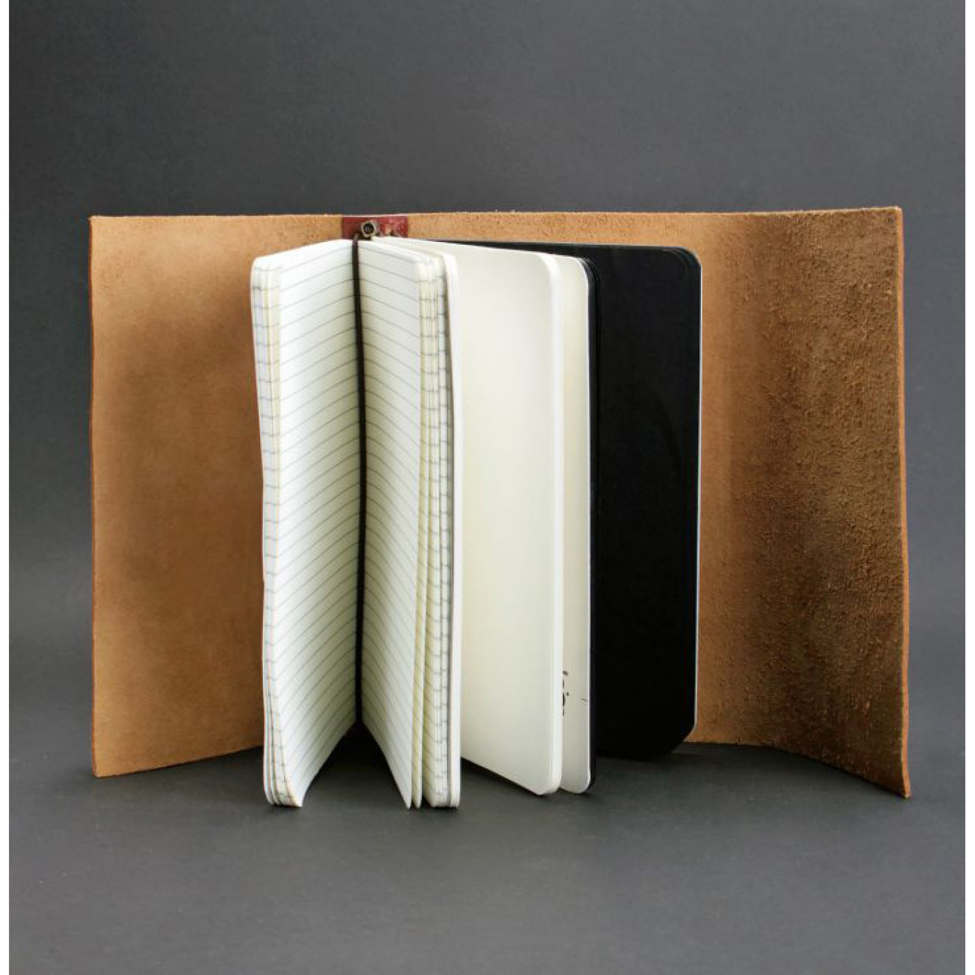 Кожаный софт-бук Blanknote 1.0 Коньяк