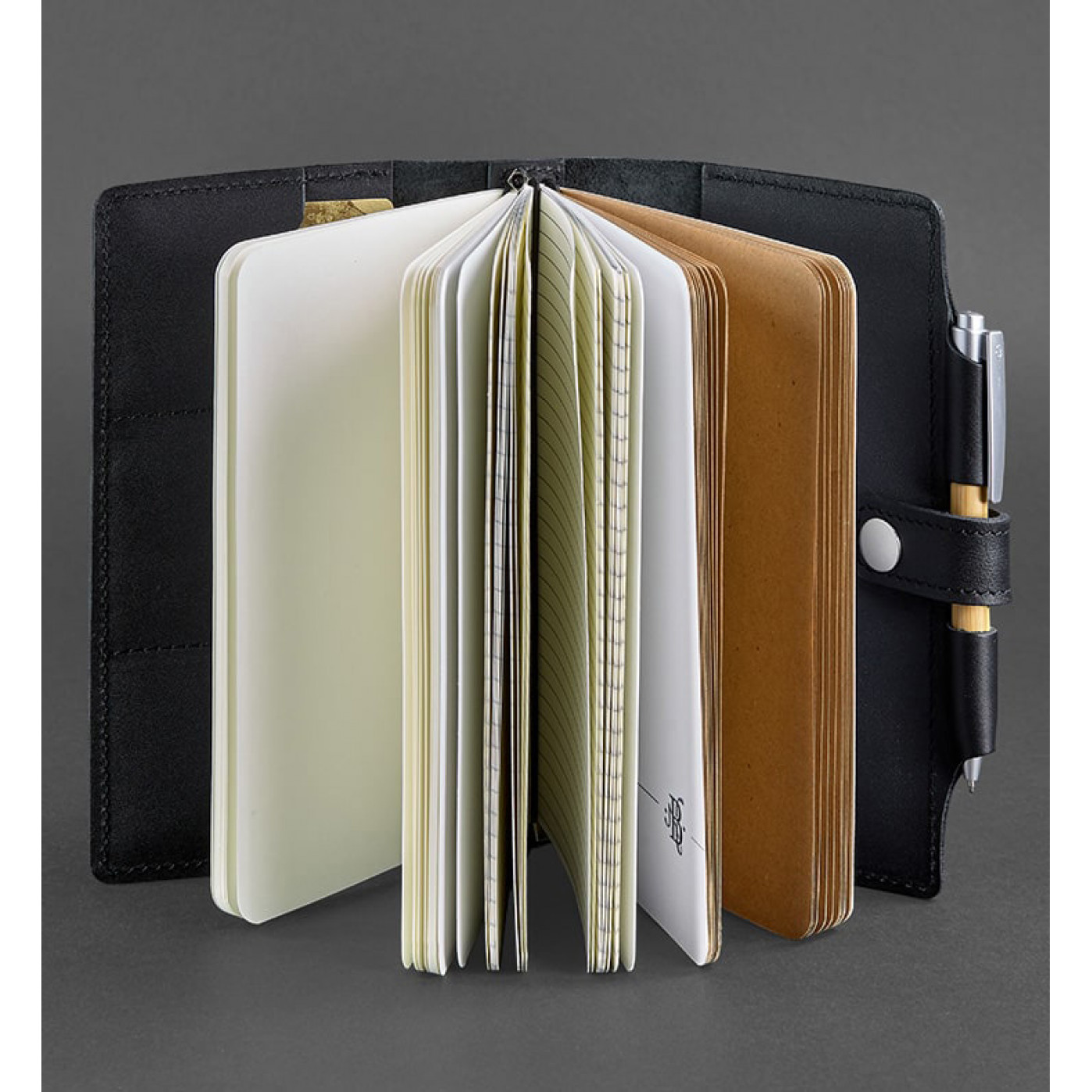 Кожаный софт-бук Blanknote 4.0 Графит