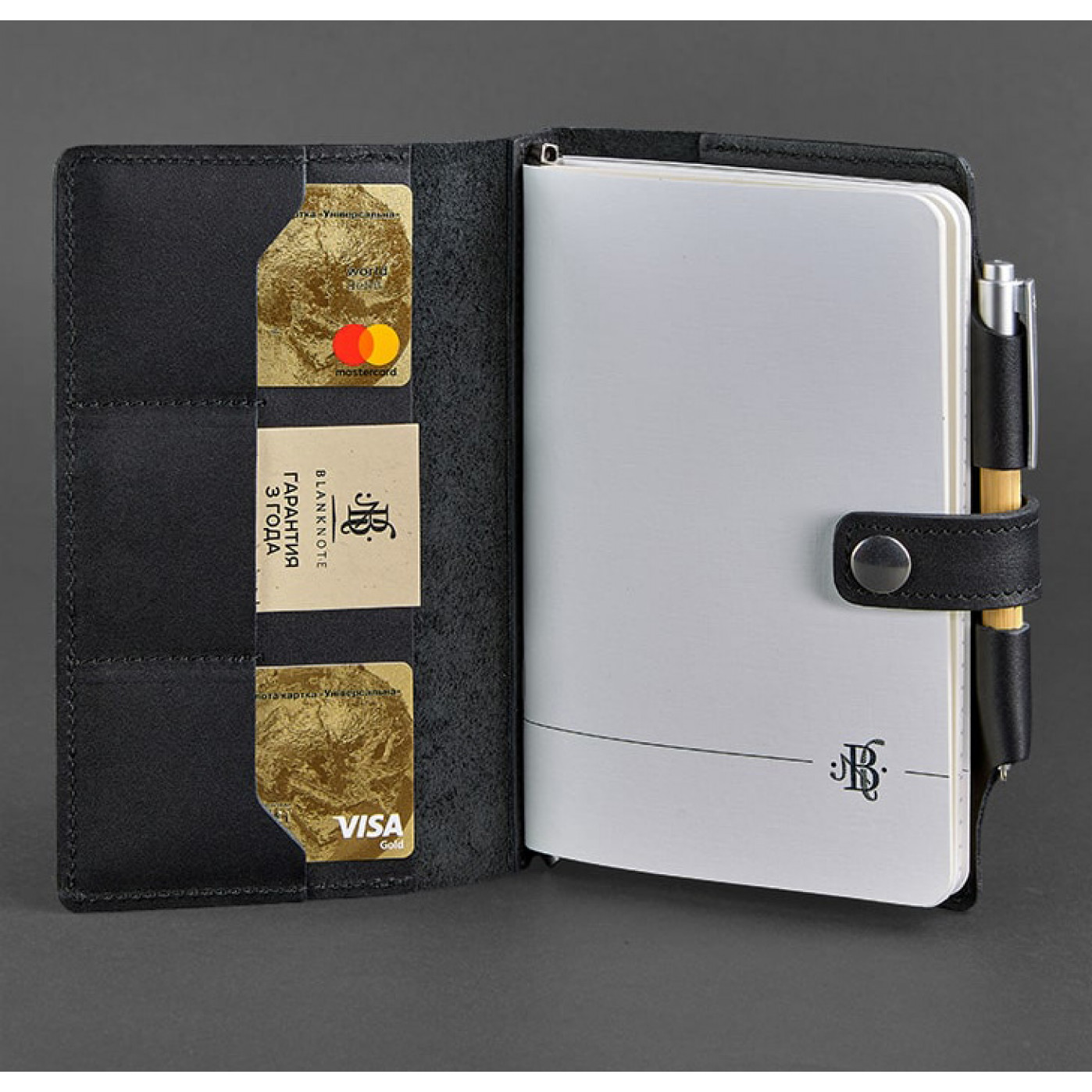 Кожаный софт-бук Blanknote 4.0 Графит