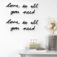 Надпись декоративная Love is all you need-2