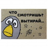 Коврик придверный Что смотришь вытирай