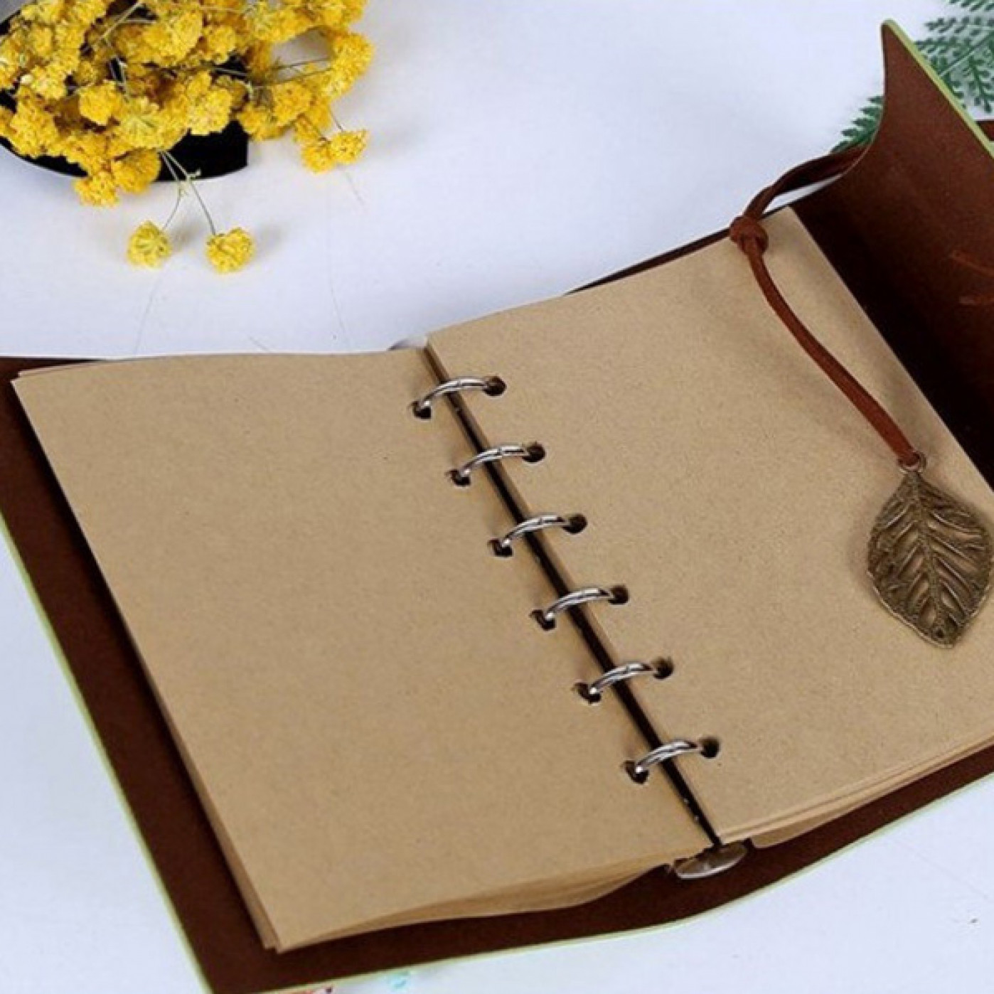 Блокнот Листья средний