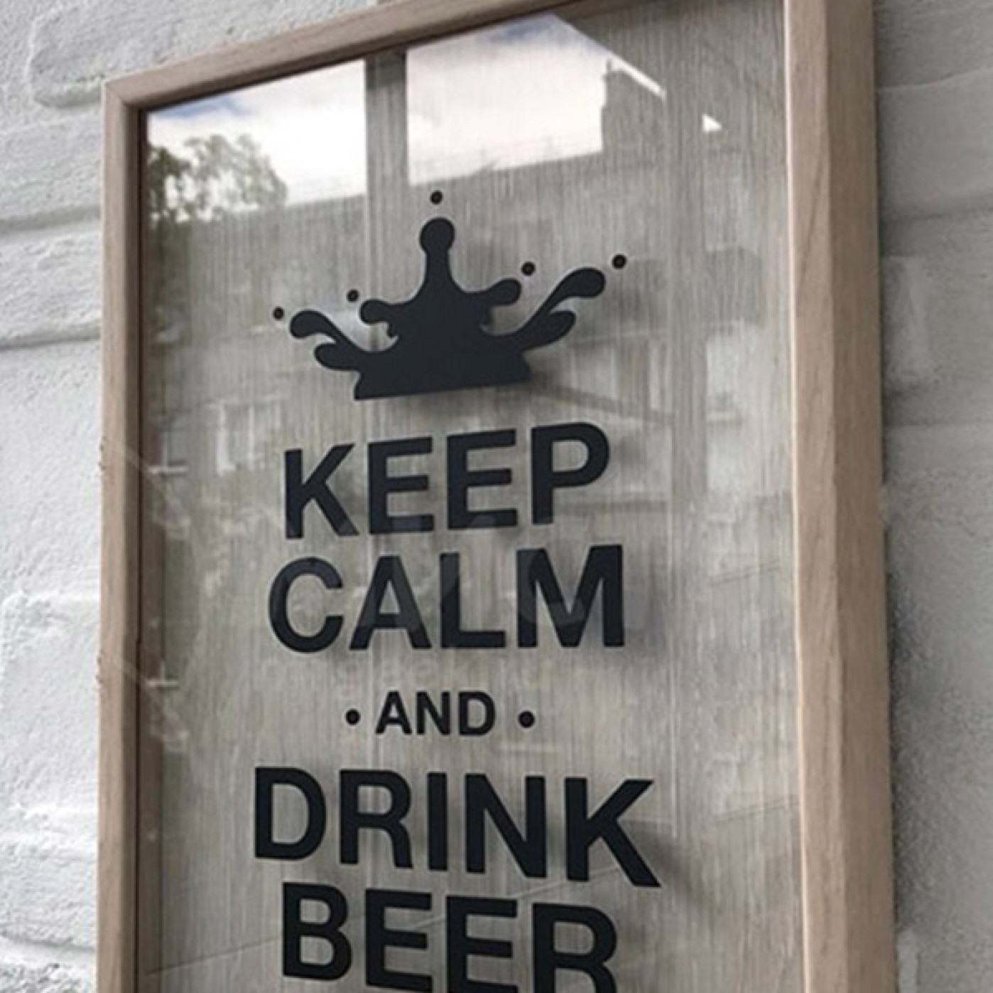 Копилка для крышек Keep Calm дуб