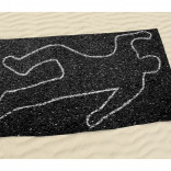 Пляжное полотенце Место преступления