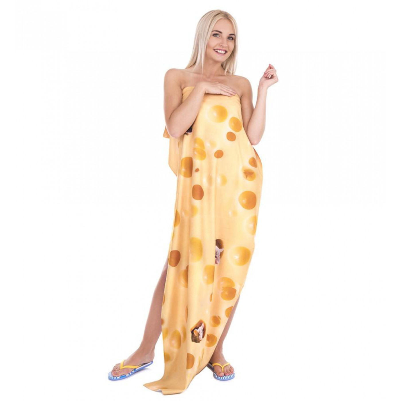 Пляжное полотенце Сыр