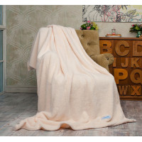Классический плюшевый плед Sleepy Classic бежевый