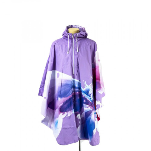 

Дождевик пончо на молнии Мадам Баттерфляй