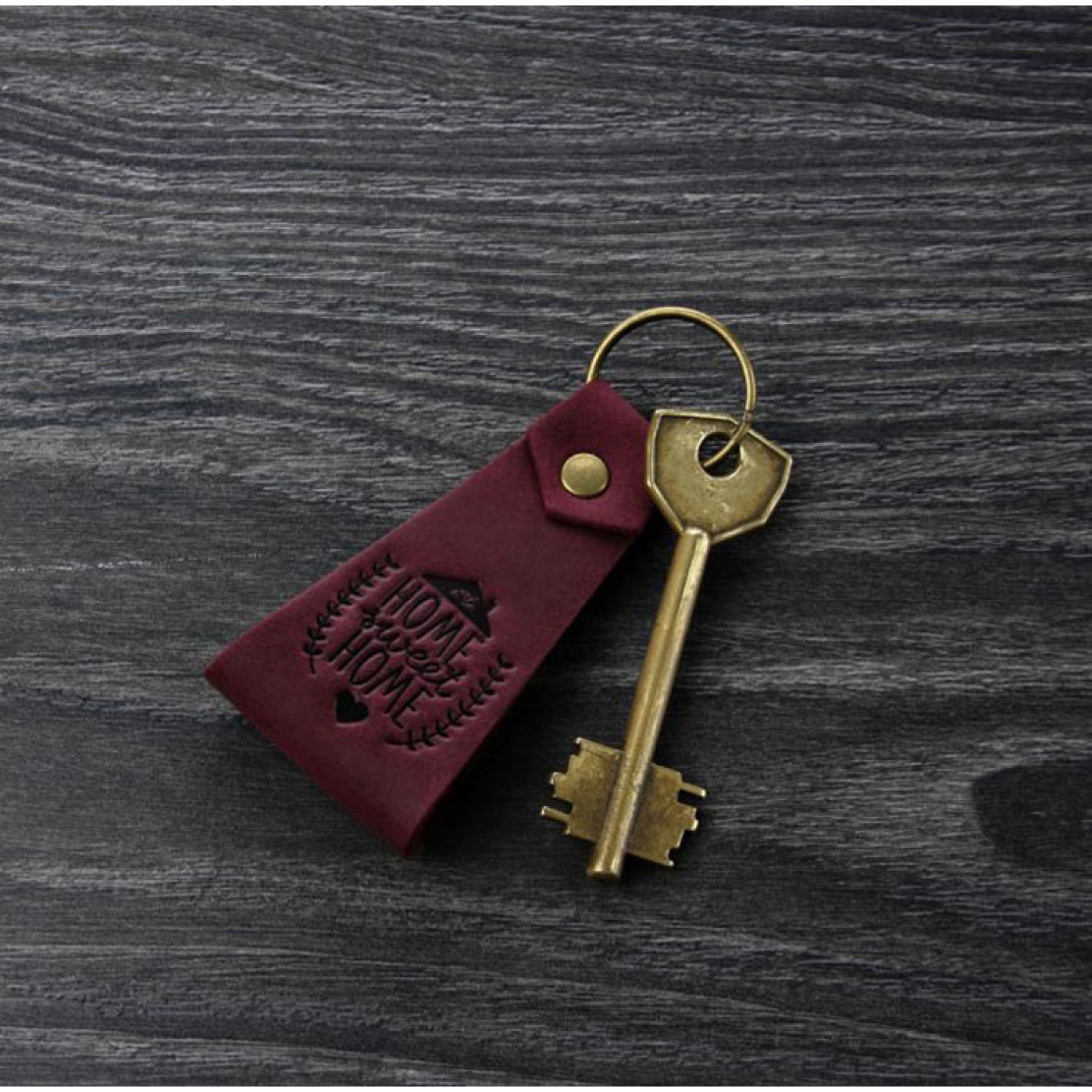 Кожаный брелок Blanknote Home sweet home Кожаный брелок Blanknote Home sweet home