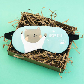 Маска для сна гелевая Lucky kiss