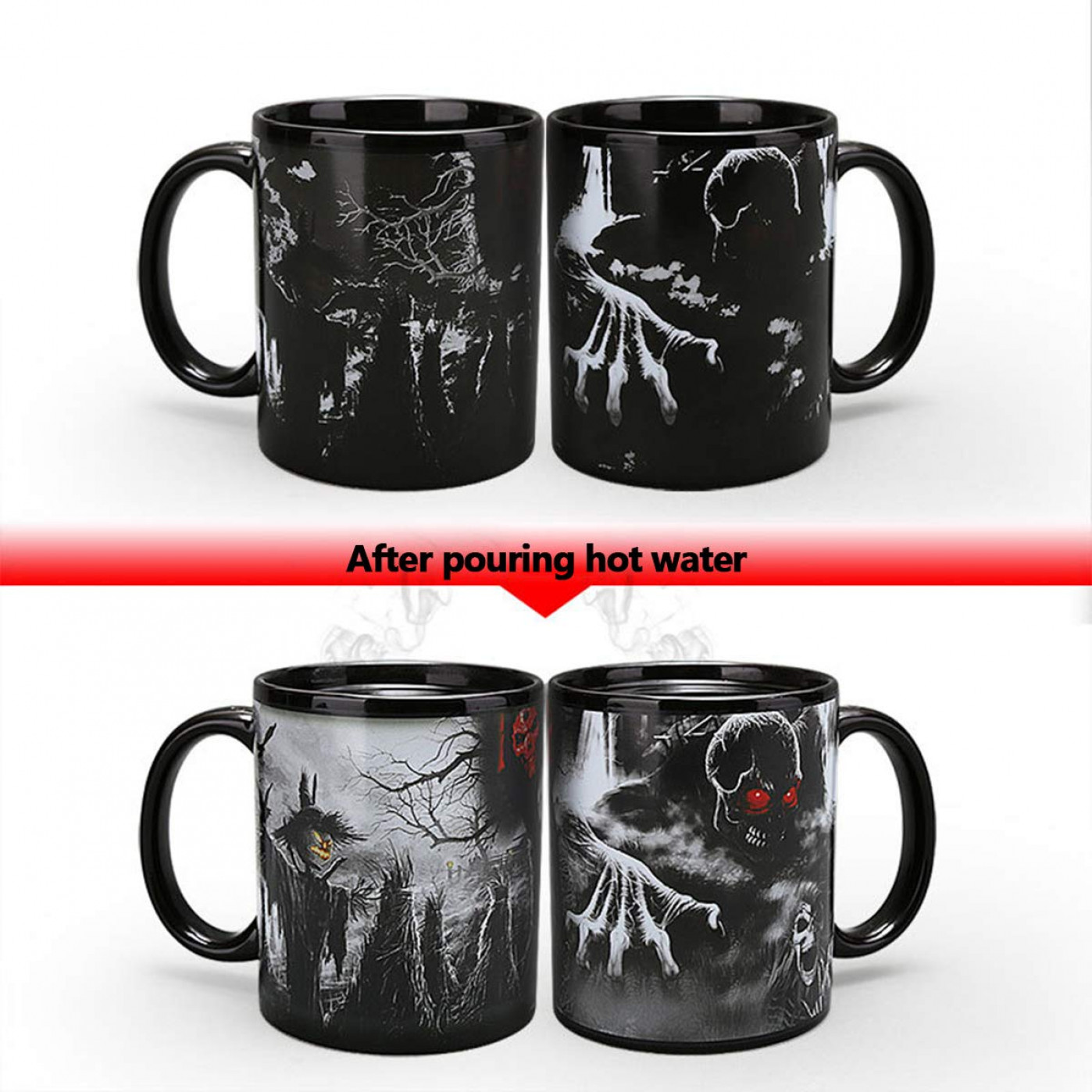 Кружка-хамелеон Horror Graves