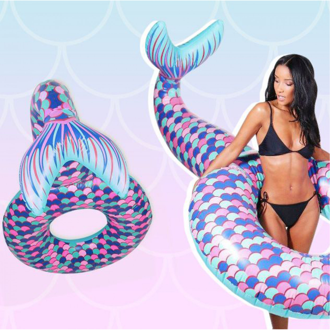 Надувной круг Mermaid