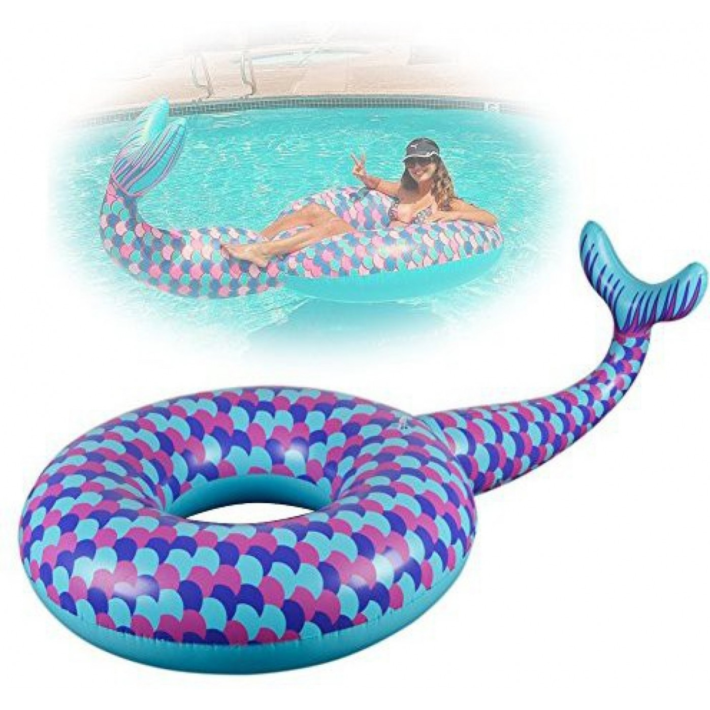 Надувной круг Mermaid