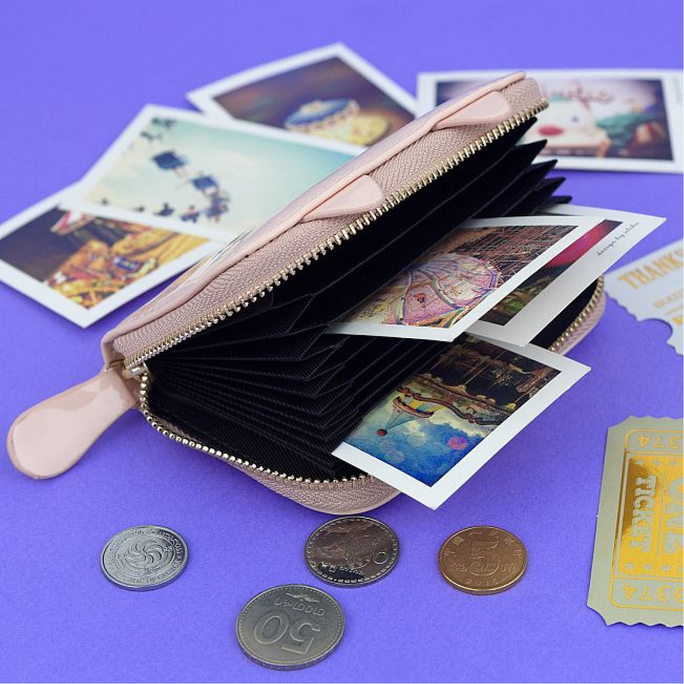 Кошелек Котик розовый