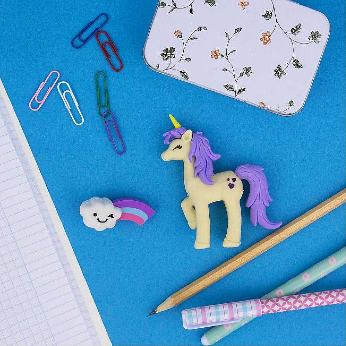 Набор ластиков Pony бежевый