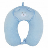 Подушка для путешествий Мишка голубая