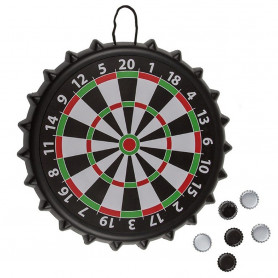 Дартс магнитный с пивными крышками большой