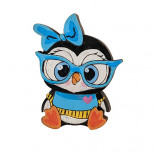 Значок ручной работы Пингвин в очках