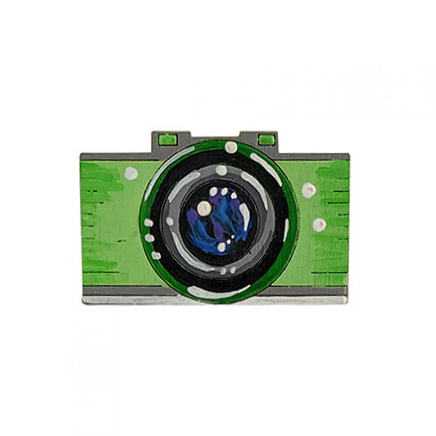 Значок ручной работы Фотоаппарат