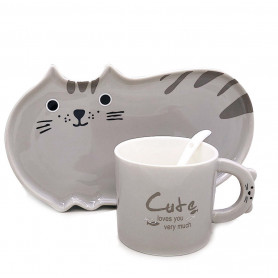 Набор керамической посуды Full Cats Набор керамической посуды Full Cats