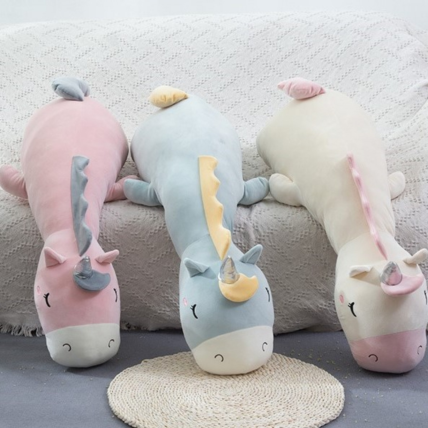 Игрушка-подушка Long Unicorn голубой Игрушка-подушка Long Unicorn голубой